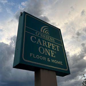 O'Briens Carpet One sign